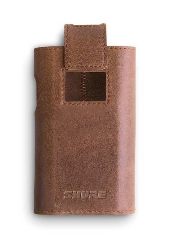 SHURE EAAMPCASE кожаный чехол для усилителей для наушников и ЦАП SHURE