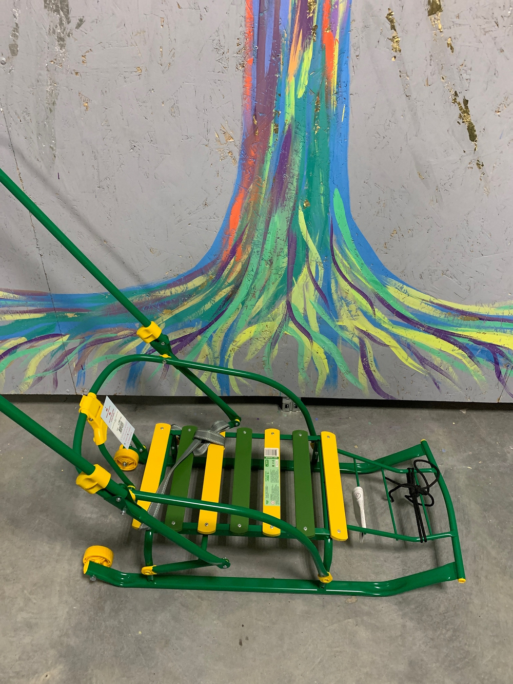 Санки детские «Nikki 2» зеленый (арт. N2/З2)