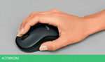 Мышь Logitech M221 синий/серый (910-006111)