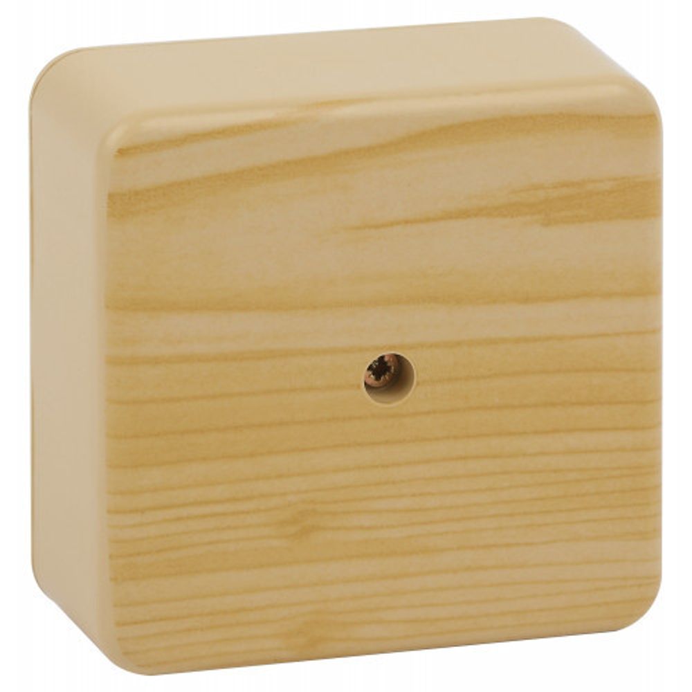 Распаячная коробка ЭРА BS-P-100-100-50 без клеммы 100х100х50мм сосна IP40 | Коробки монтажные для кабель-канала