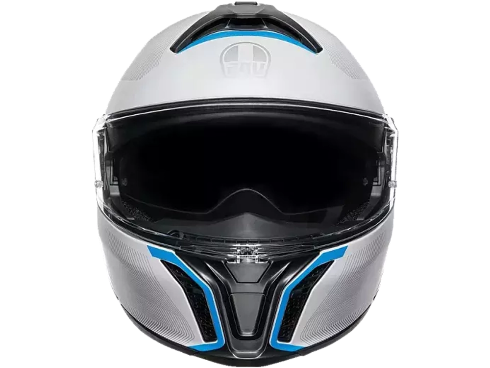 AGV TOURMODULAR FREQUENCY LIGHT GREY/BLUE