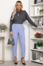 Брюки укороченные Энни (голубые) Б14286-10М LT Collection