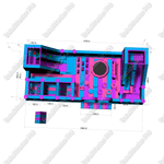 Надувной батут "Батутный комплекс", 16*6,9
