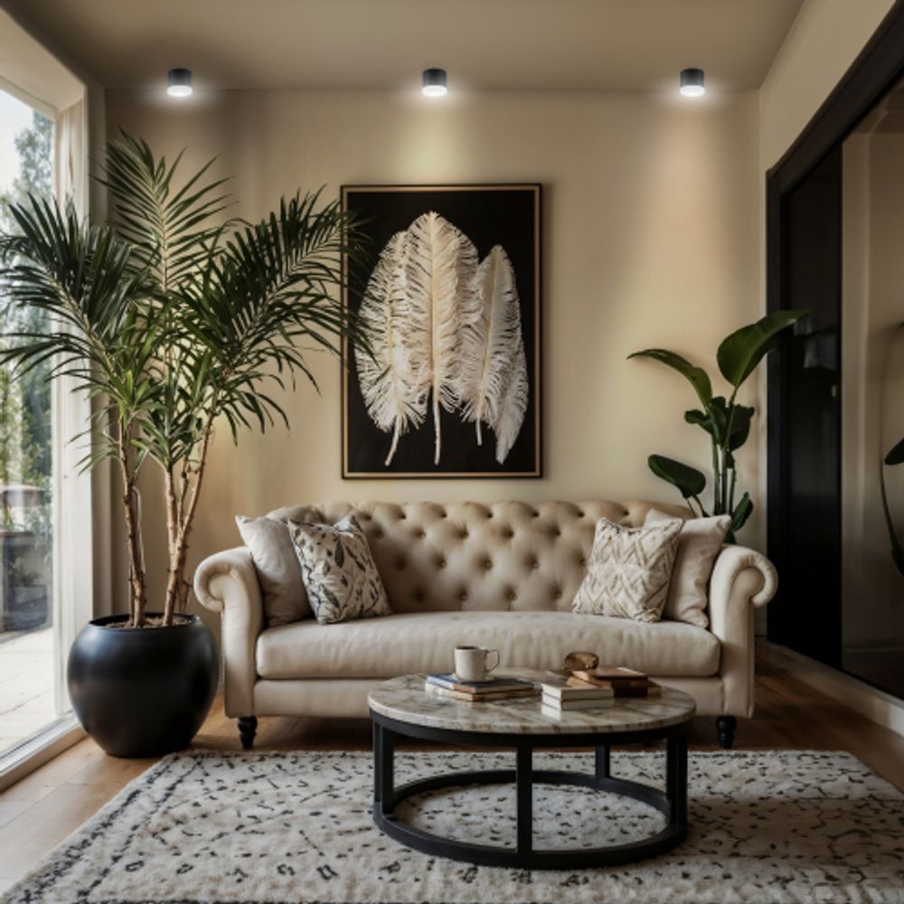 OL17 GX53 BK Подсветка ЭРА Накладные, под GX53 | Накладные светильники