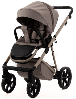 Детская коляска Adamex Delta Natura 2 в 1 DN-4-CAPPUCCINO (КАПУЧИНО)