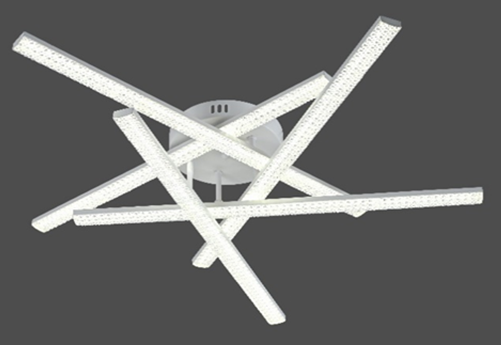 Потолочная светодиодная люстра Mirastyle JX-77138/5 WH