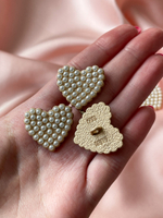 Пуговицы Жемчуг Сердце