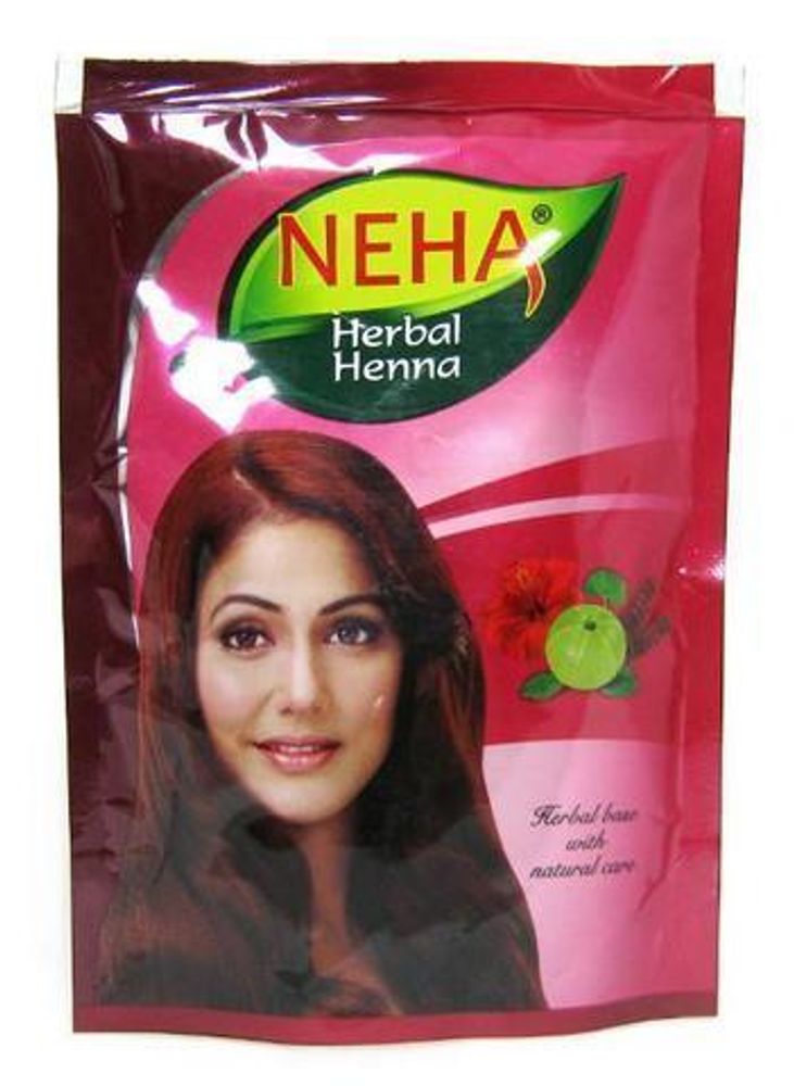 Хна для волос Neha Herbal Mehandi Бургунд с травами 55 г.