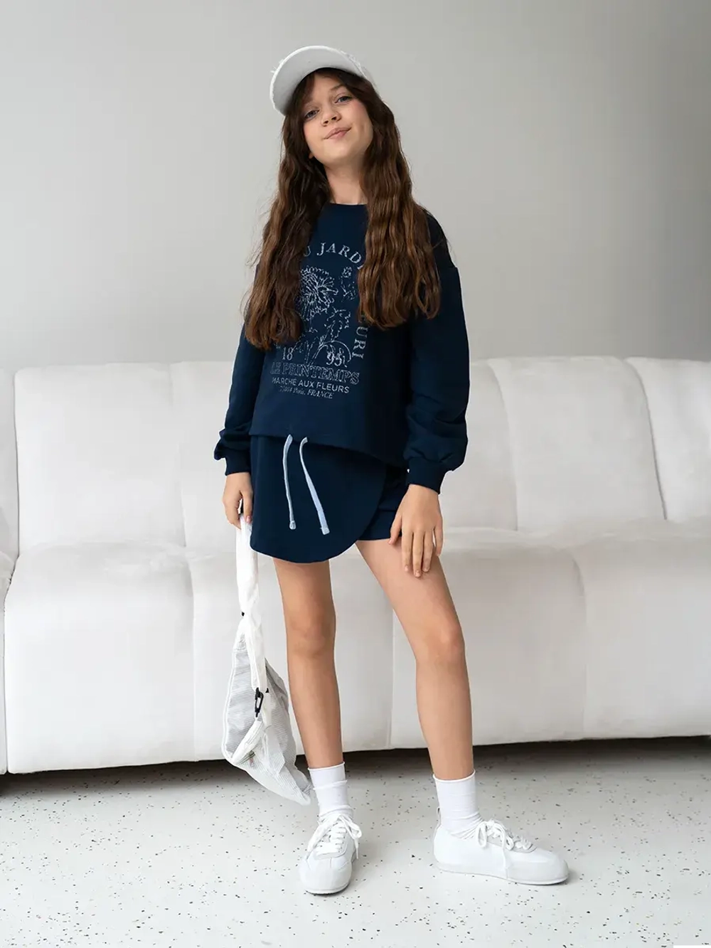 Костюм детский с юбкой-шорты