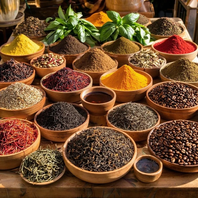 Вкусные специи и напитки для вашего стола