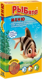 ЗООМИР РЫБята меню хлопья(+сюрприз) коробка