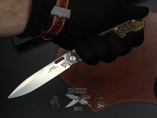 Складной нож НОКС Локи К 346-109407 c клинком из стали D2, рукоять G10