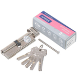 Личинка замка двери Apecs, SM-90-C-NI, 3313, 90 мм, никель