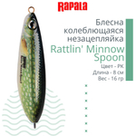 Блесна колебалка Rattlin' Minnow Spoon /PEL