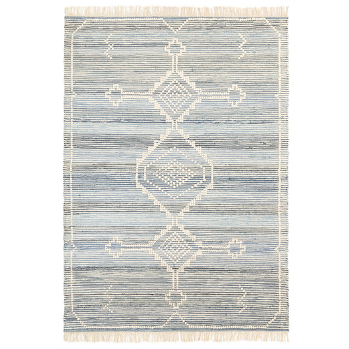 Ковер из шерсти и денима jammu из коллекции ethnic, 160х230см