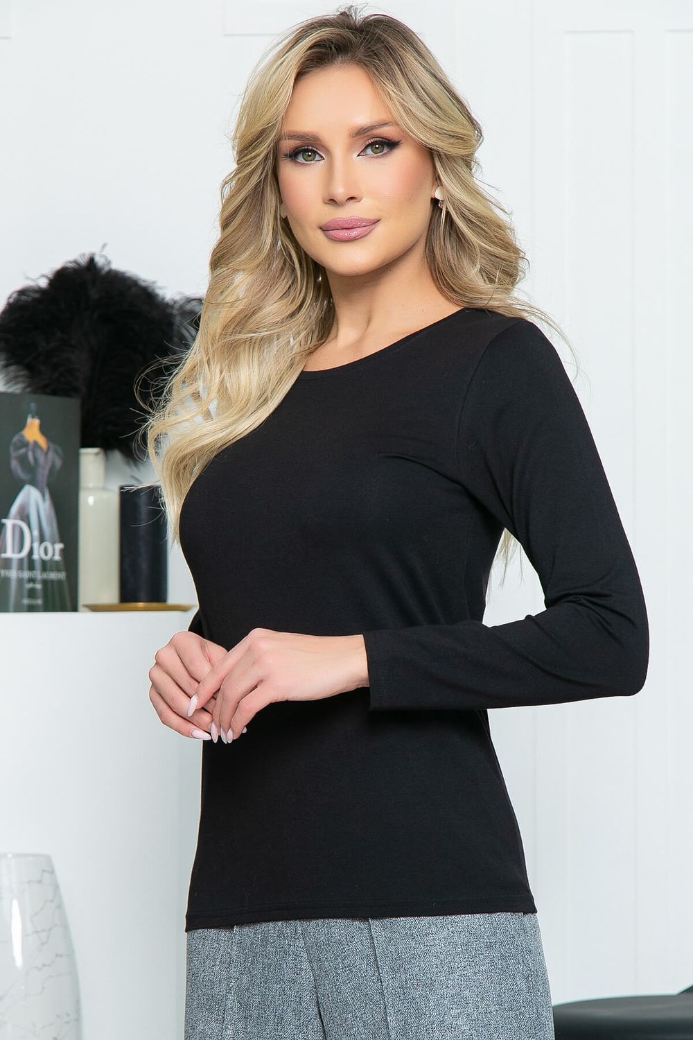 Лонгслив (блэк) Б5100 LT Collection