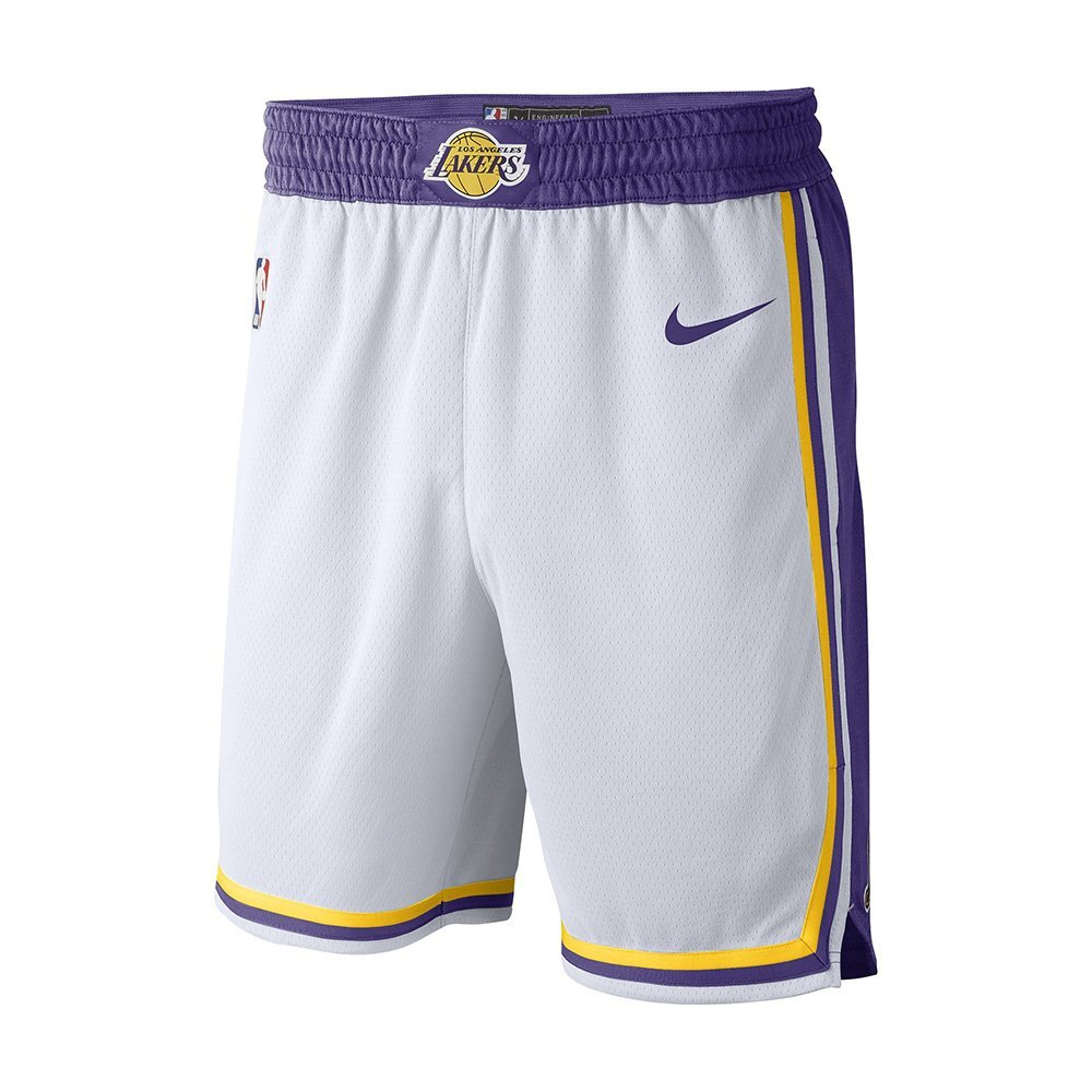 Баскетбольные шорты Nike NBA Swingman Shorts Los Angeles Lakers White