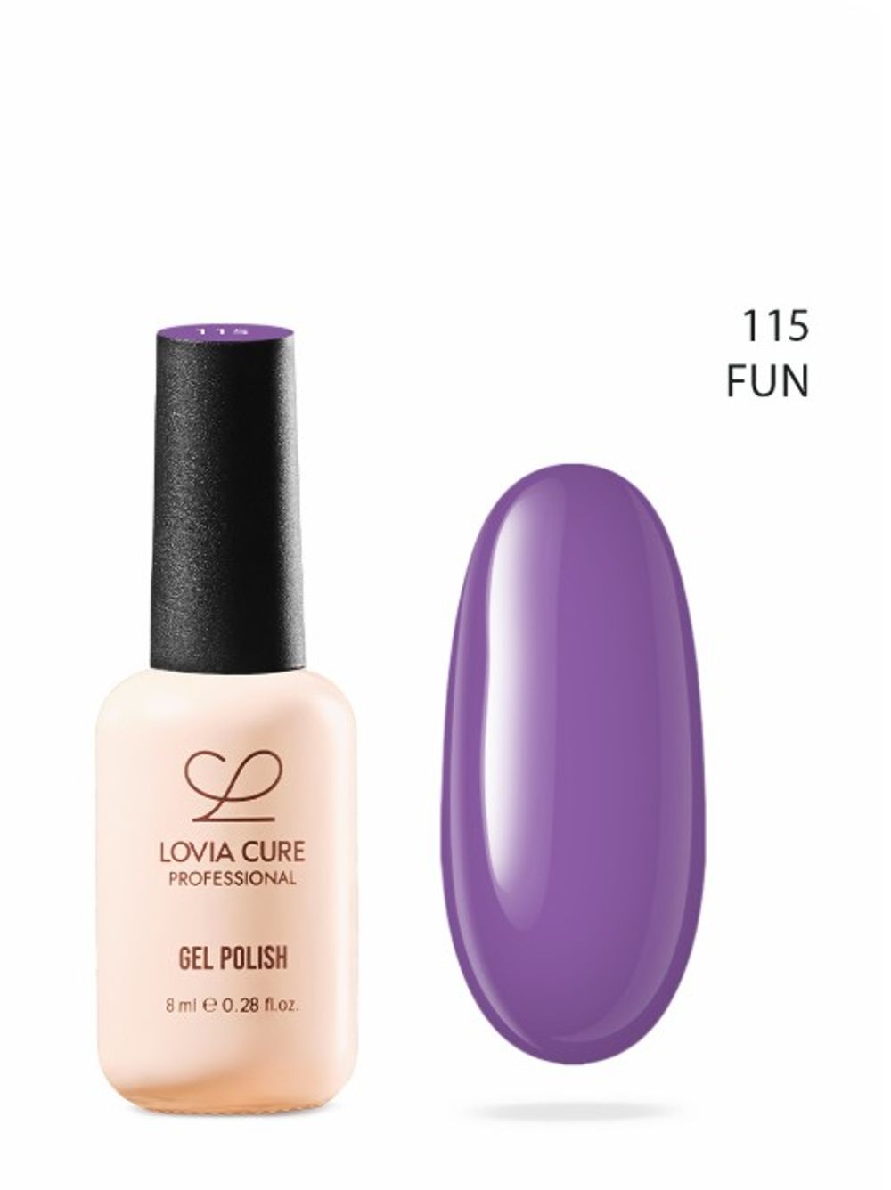 Lovia Cure Гель-лак Fun 115, 8 мл
