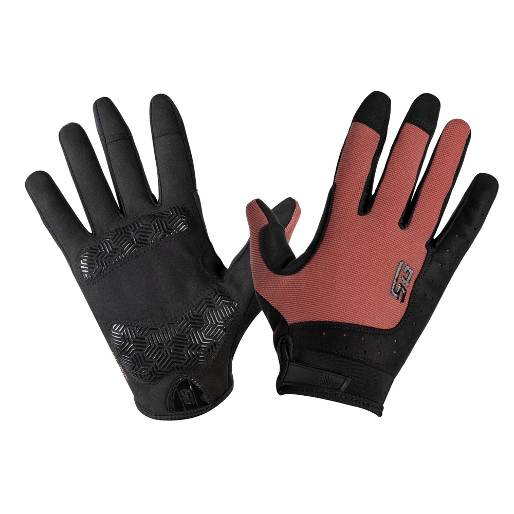 Перчатки полноразмерные STG Fit Skin, размер S, красный с черным