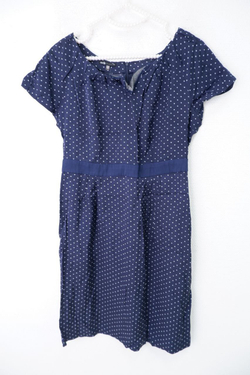 Платье Oodji в мелкий горох 42 размер