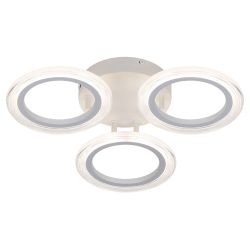 Светильник потолочный светодиодный ЭРА Модерн Ring CLL-1-39W 4K WH без ДУ белый