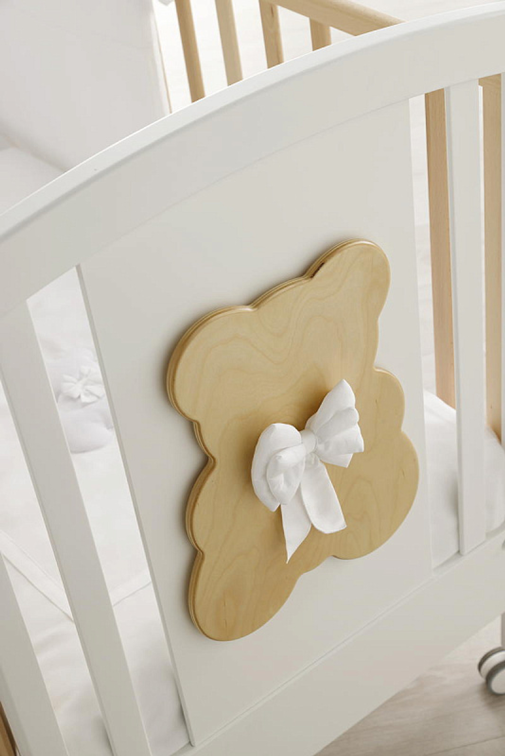 Детская кровать Erbesi Dudu белый/натуральный