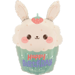 Фигура "Happy Birthday Кексик с зайчиком"