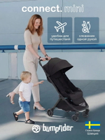 Коляска прогулочная для двойни Bumprider Connect.mini Black