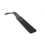 Шлепалка из искусственной кожи с заклепками (Цвет: черный)