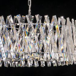 Citilux Ингвар CL334281 Люстра подвесная хрустальная Хром