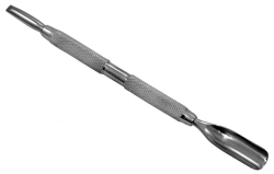 Шабер (пушер) глянцевый Yoko (плоская лопатка + лопатка), SI 001 (130 мм.)