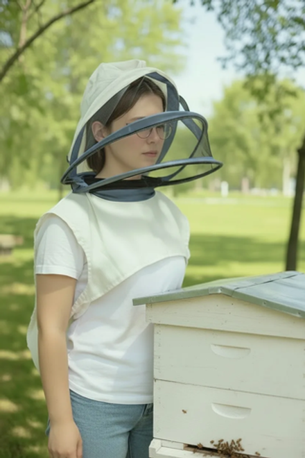 Маска пчеловода (Двунитка) "Австралия" с манишкой