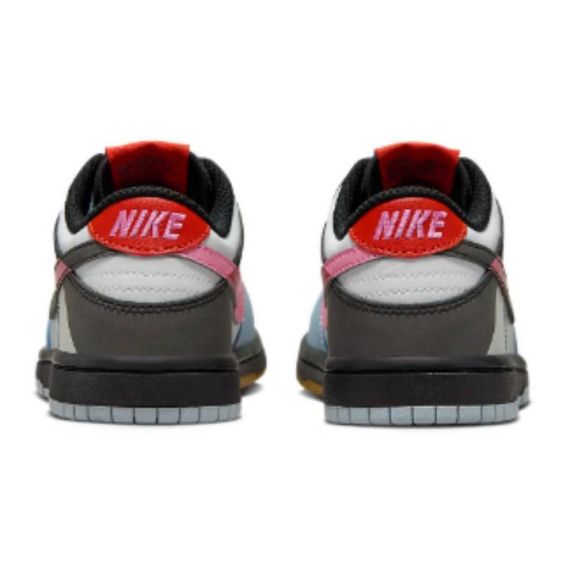 NIKE Dunk Детские Скейтбординги Низкие Топы Серый Голубой Черный Kids