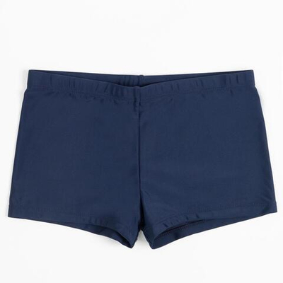 Купальные трусы для мальчика однотонные цв.тёмно-син, рост 122-128 (8) (MINAKU), 1 шт.