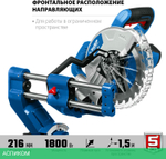 Торцовочная пила Зубр ППТ-216-П
