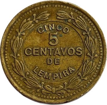 5 сентаво 1989 Гондурас