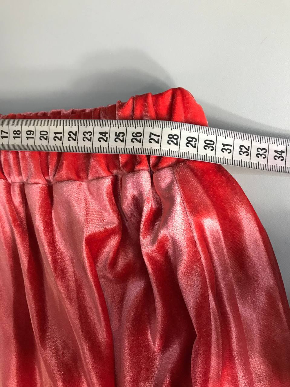 Юбка акцентная, словно бархатная 44 размер