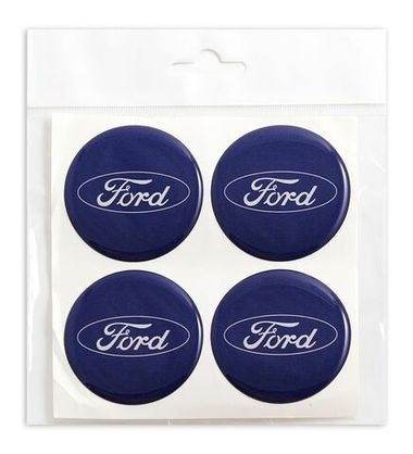Наклейки на колпак СИЛИКОН 55мм Ford 4пр KOTA