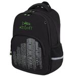 Рюкзак BRAUBERG SOFT, 2 отделения, 3 кармана, "Dark night", СВЕТООТРАЖАЮЩИЙ ПРИНТ, 40х31х15 см, 273119