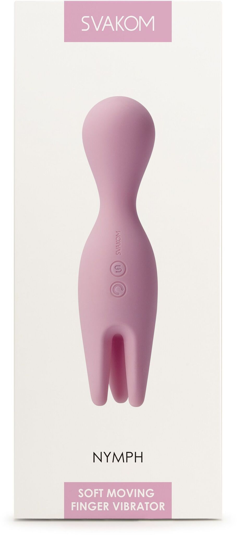Розовый универсальный вибратор Nymph с подвижными "щупальцами"