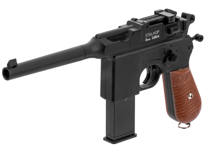 Пистолет пневматический Stalker SA96M Spring (Mauser C96), мини, к.6мм (SA-3307196M)