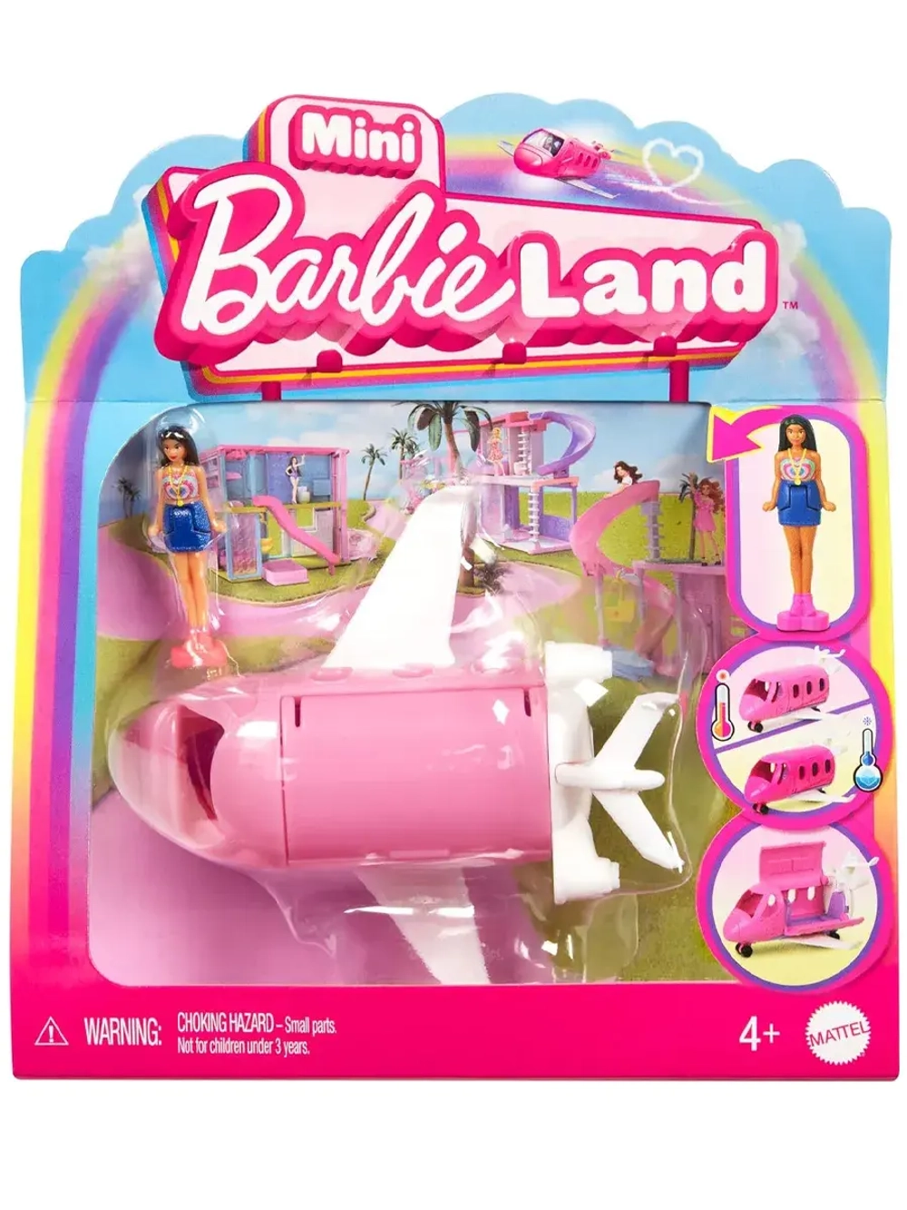 Набор Барби Мини кукла и самолет BarbieLand HYF38 HYF40