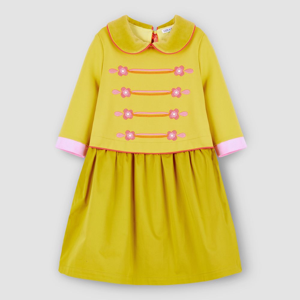 Платье горчичного цвета ГАРДЕМАРИН