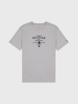 Футболка Tommy Hilfiger Tommy Heritage Logo Grey Heather