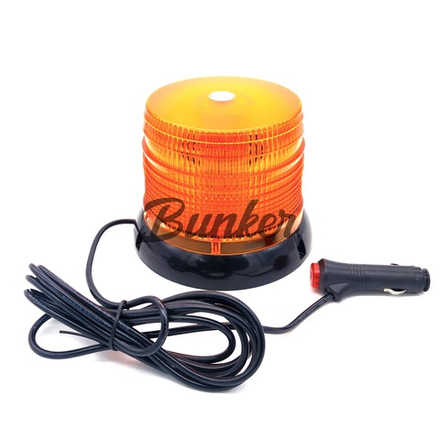 Мигалка круглая JSD-002 (123х157 мм)12/24V желтая