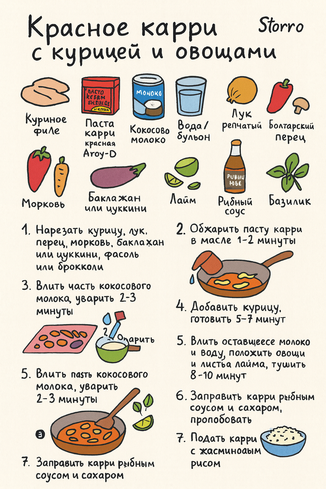 Aroy-D Паста Карри красная, 400 г, 2 шт