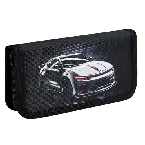 Пенал школьный Феникс+, арт.68889/ 24 ВИРАЖ (без наполнения, 10x20x2,5 см, полиэстер, молния, сублимационная печать, ПЭТ-пакет).