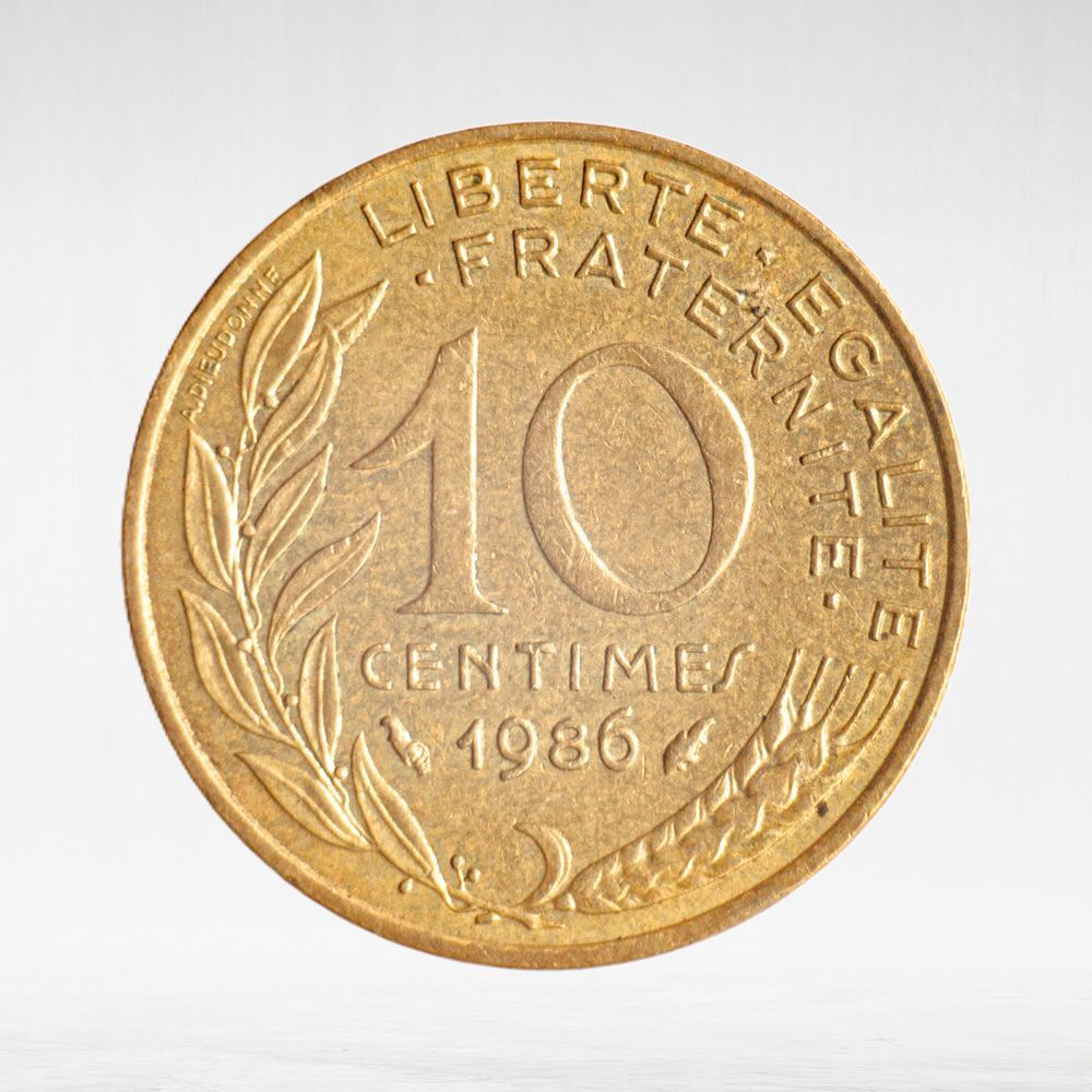 France, 10 Centimes 1986, VF