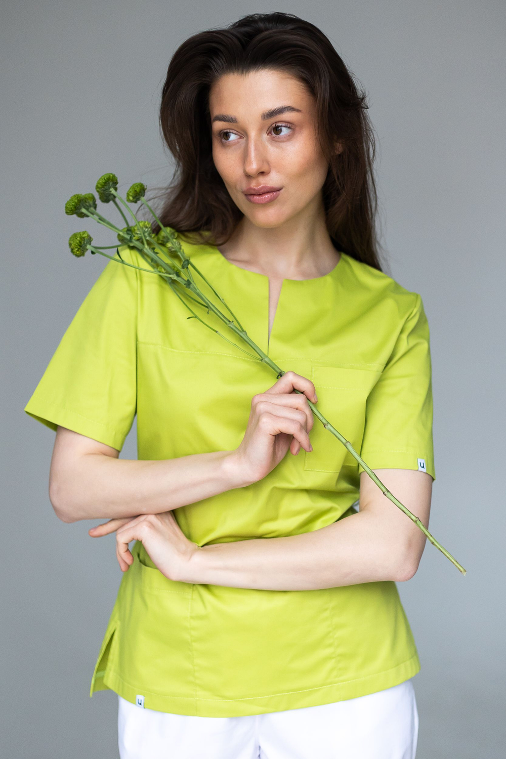 Блуза женская м65-2 toray стретч лайм