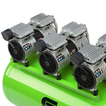 Компрессор безмаслянный малошумный МБ 2250/100, 2250 Вт, 100л, 400 л/мин Сибртех